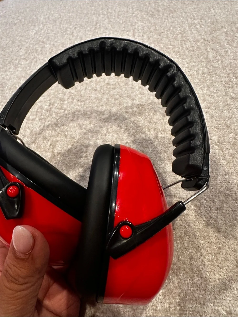 Monster Trucks Live Kids Hearing Protectors - Red